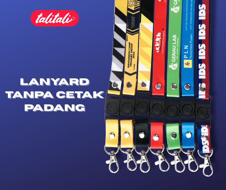 Lanyard tanpa cetak Padang